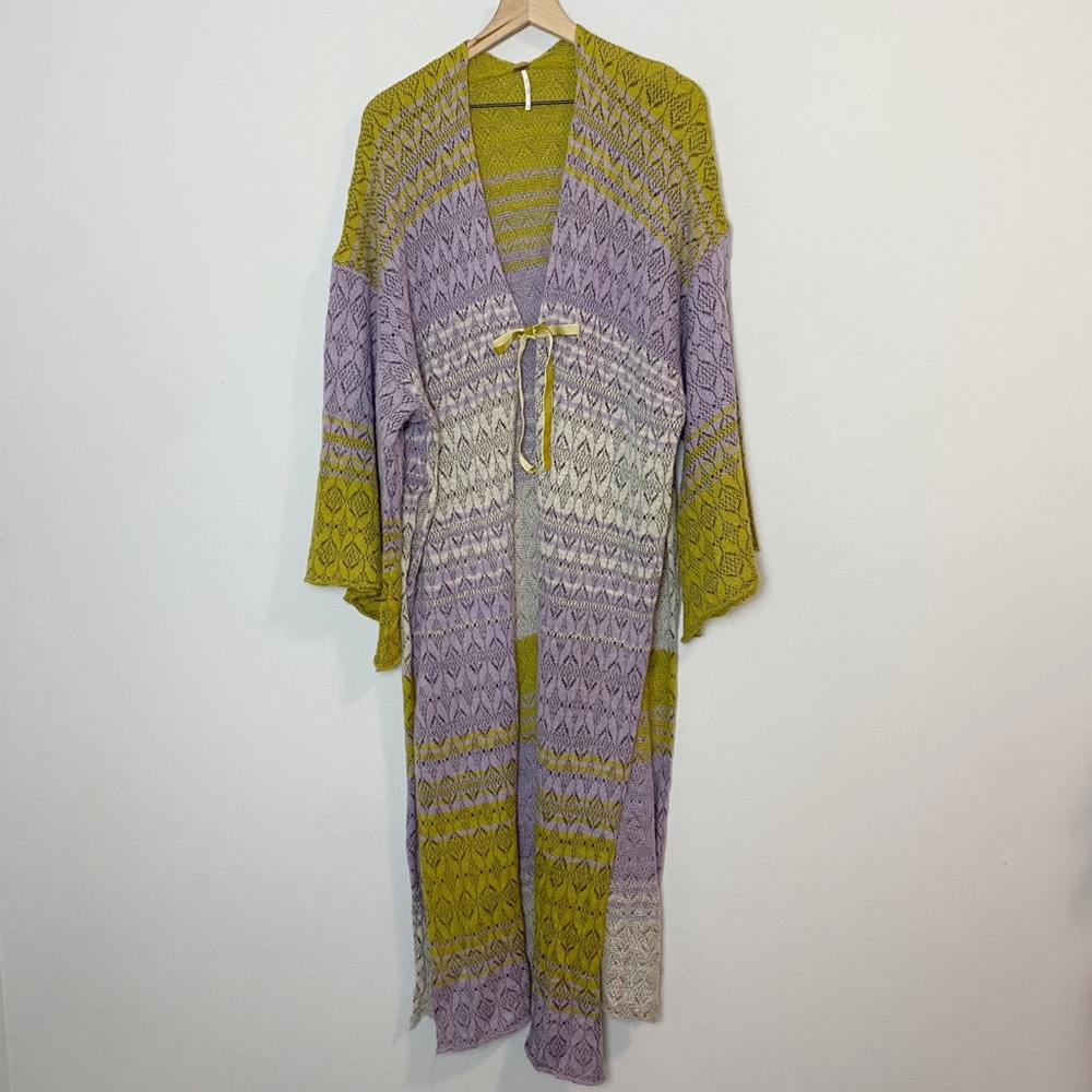 Free People Midnight Reflections Kimono Duster Cardigan - Picture 4 of 11